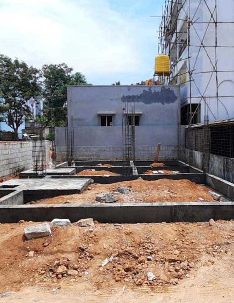 House construction works in Bengaluru